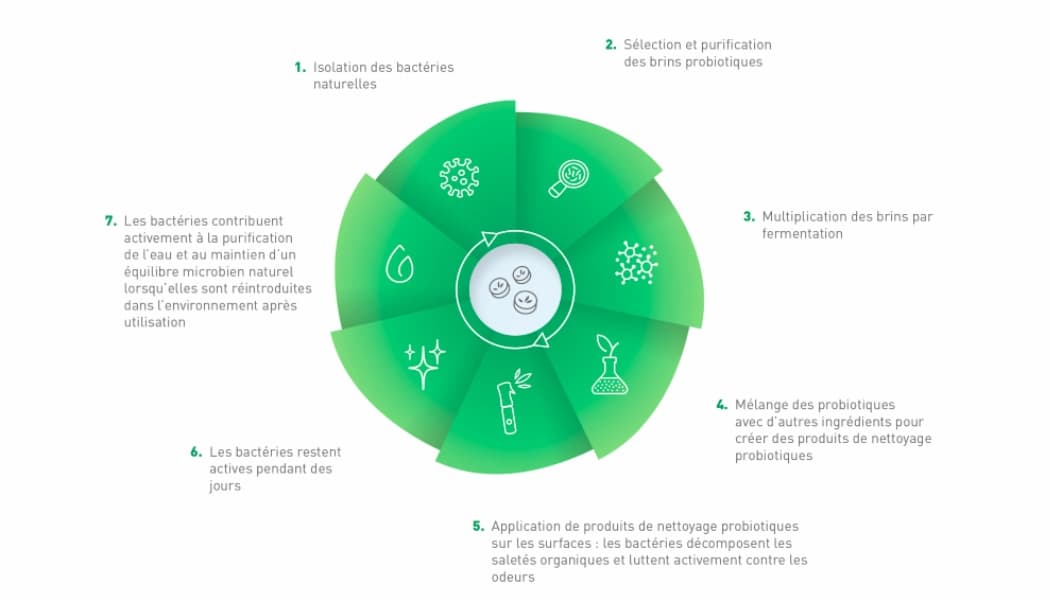 Aspeo processus produit probiotic